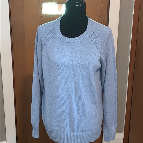 JEANNE PIERRE Sweaters - Jeanne Pierre light blue crewneck sweater size xl